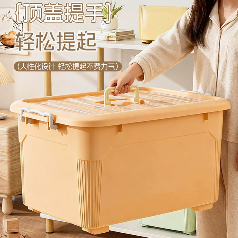 Storage Bin Oversized Plastic Wheeled Large from Yomiego