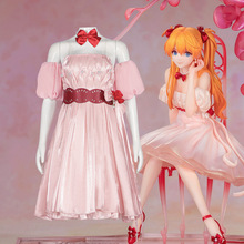 福音战士明日香花之语cos服新世纪绫波丽校服cosplay游戏动漫礼服