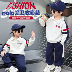 男の子のポケットPoloセット春秋服の新型韓国版子供かっこいいカジュアル2セットの赤ちゃん服の外国貿易