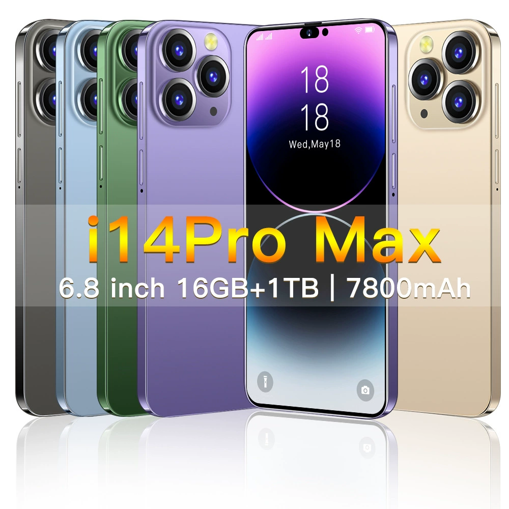 Смартфон i14 Pro Max, 4G Android 10, 6,3 дюйма HD, 2ГБ ОЗУ 16ГБ ПЗУ