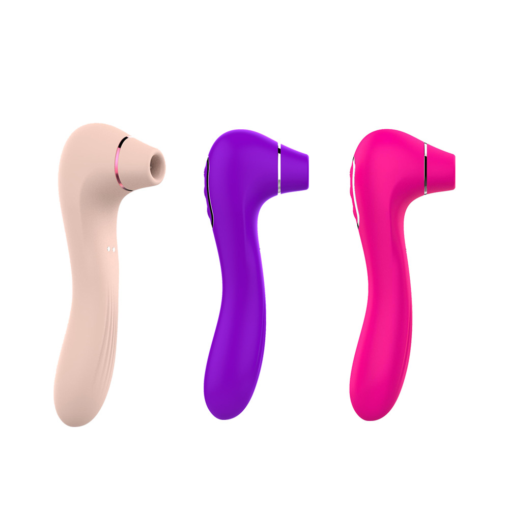 成人用品批發充電矽膠吮吸按摩震動AV自慰器女用振動棒亞馬遜wish