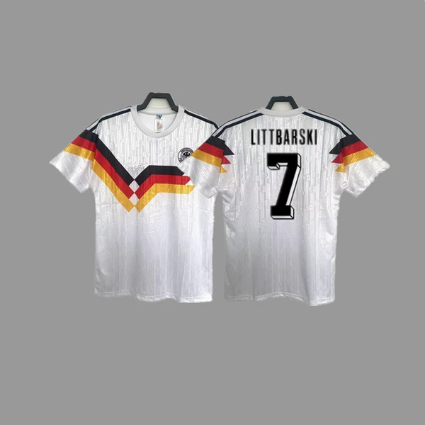 1990 Germany home + printed number 7
