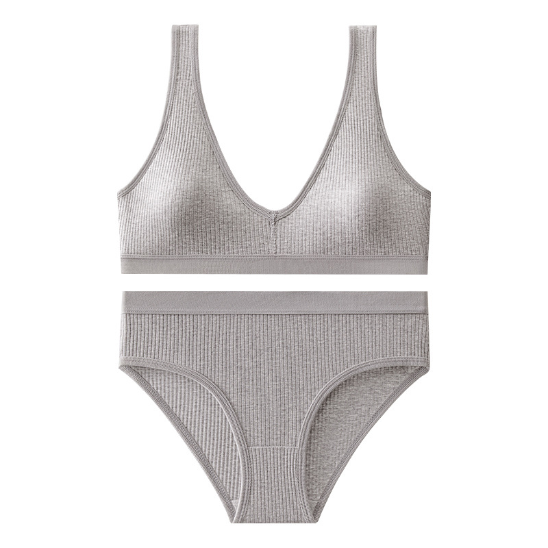 Nueva ropa interior deportiva de base, pantalones de mujer cómodos, espalda hermosa, pecho pequeño, conjunto de sujetadores anti-dopaje