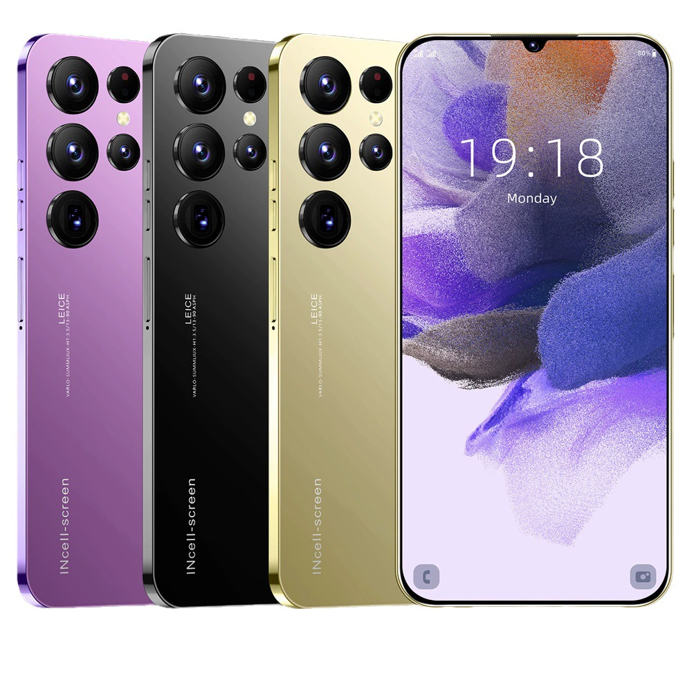 Смартфон S23 6,8″ широкоформатный экран, Android, 16 ГБ + 1 ТБ с внешним стилусом