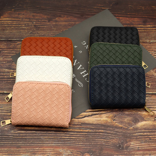 New simple and fashionable woven pattern card holder multi-functional accordion card holder large capacity multi-card slot card holder credit card holder