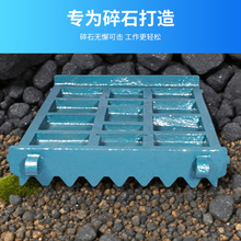 厂家直供现货高锰钢固定颚板颚破固定齿板牙板颚式破碎机耐磨配件