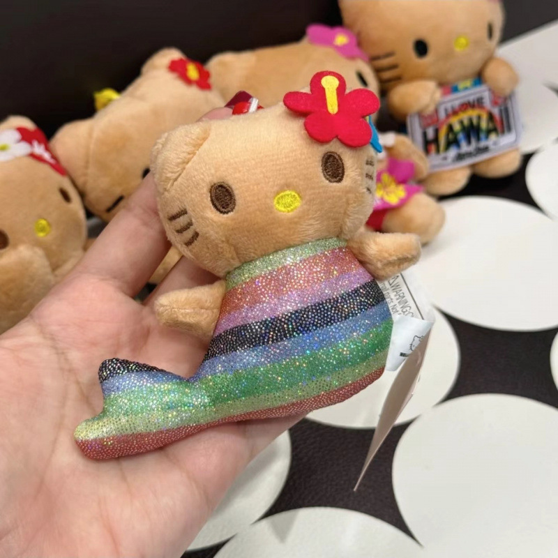 水泳リング黒革ハローキティペンダントかわいいスクールバッグバッグ人形人形小物ぬいぐるみガールフレンド用|undefined