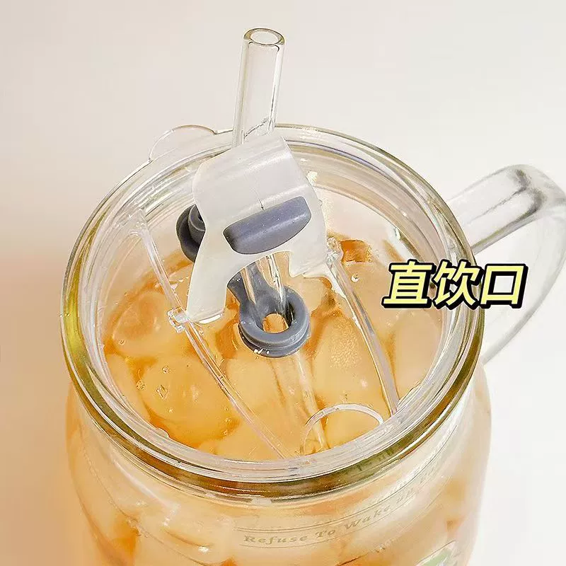 Creative capacious glass, high quality tea cup with glass