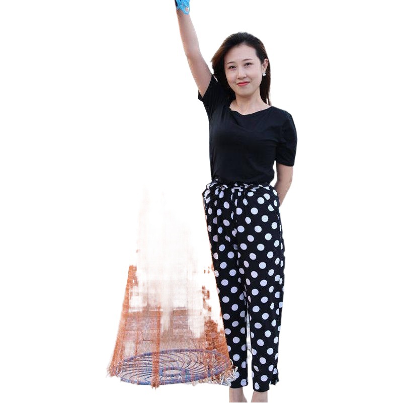 Red de pesca red de lanzamiento red de pesca red de lanzamiento automática Red de lanzamiento de pesca Frisbee mano tirando red neumático de pesca red de una sola pieza de entrega