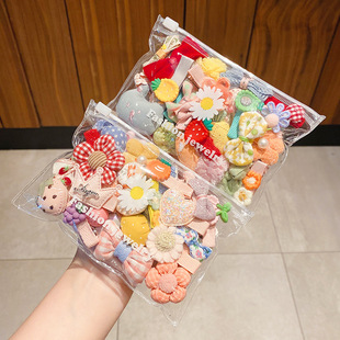 全布婴幼儿汗毛夹不伤发头饰可爱宝宝刘海碎发夹公主发卡儿童发饰详情4