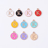 Metal accessory, pendant with letters, chain, English letters, wholesale