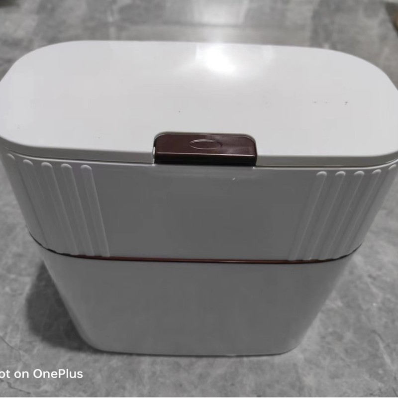スマート感応ゴミ箱家庭用寝室ネット赤蓋付きトイレ防臭寝室客間ゴミ箱卸売り|undefined