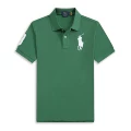 Dark green white label
