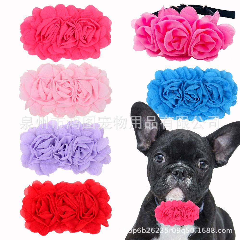 2025 Трансграничный новый амазонский ошейник с большими цветами для домашних животных ошейник