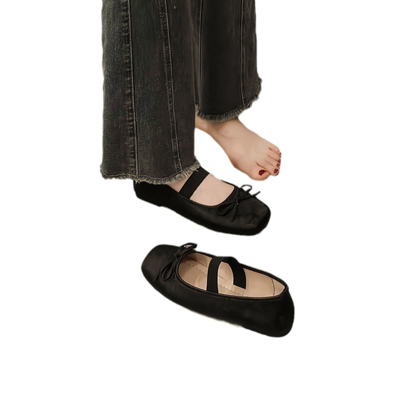 Low Heel Shallow Mouth Silver W's Wholesale Summer New Soft Sole Comfortable Ballet Retro Mage Mary Jane Shoes For_vogvips.com