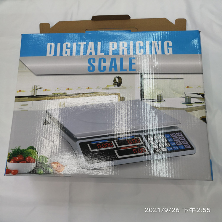 2021 nuevo 809 báscula electrónica báscula de mesa báscula de precio 40kg exportación de comercio exterior