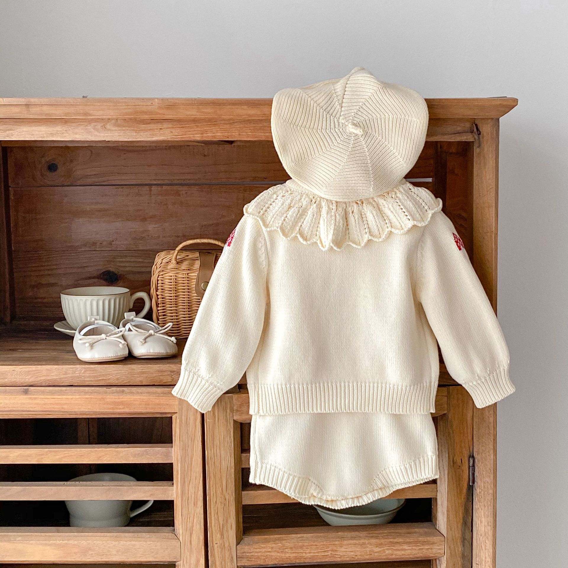 Basic Drucken Baumwolle Baby Kleidung Sets display picture 3