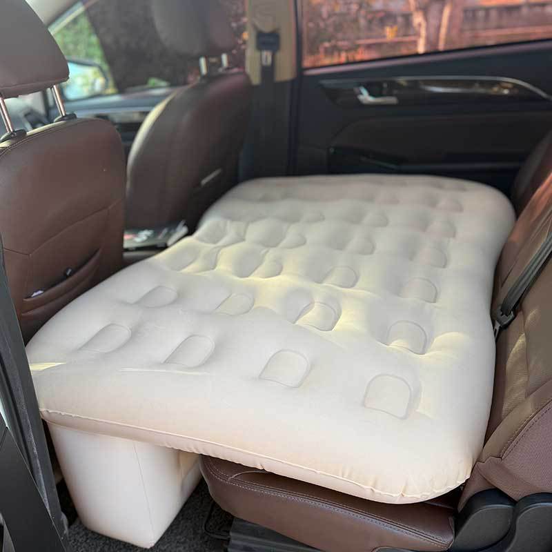Trunk Air — Qìchē Vehicle-mounted inflatable bed - one-piece-automatic-inflation-and-deflation-beige