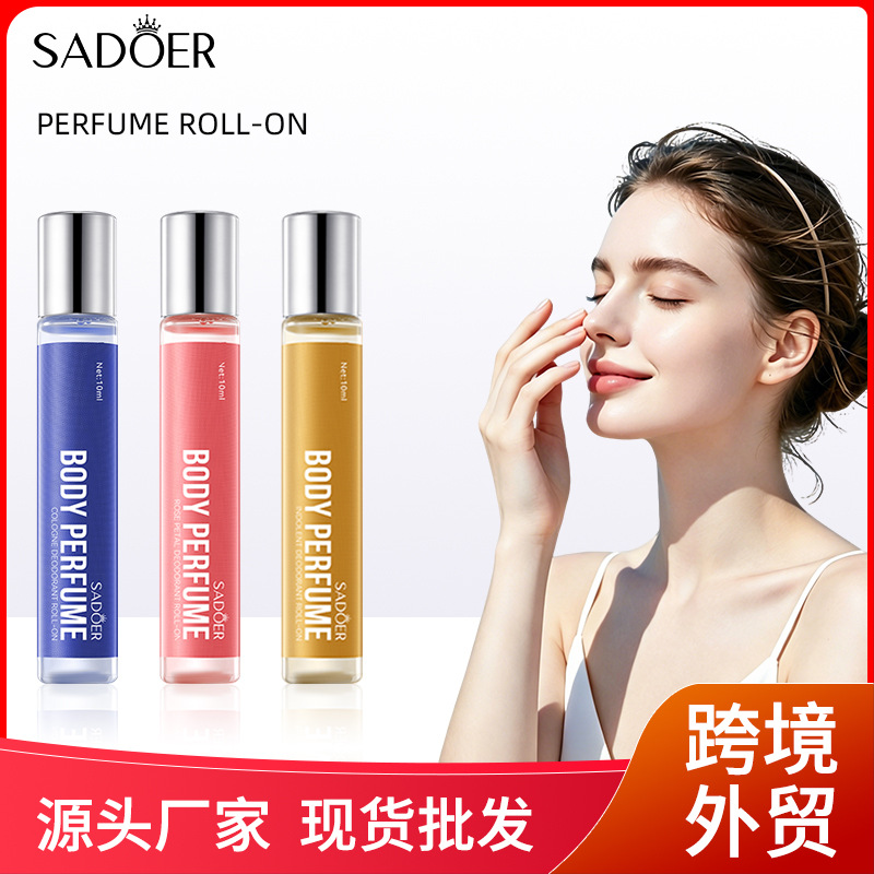 All-English Rose Perfume Sadoer Cologne Rose Body Perfume Roll-On Fragrance Refreshing Summer Cross-Border