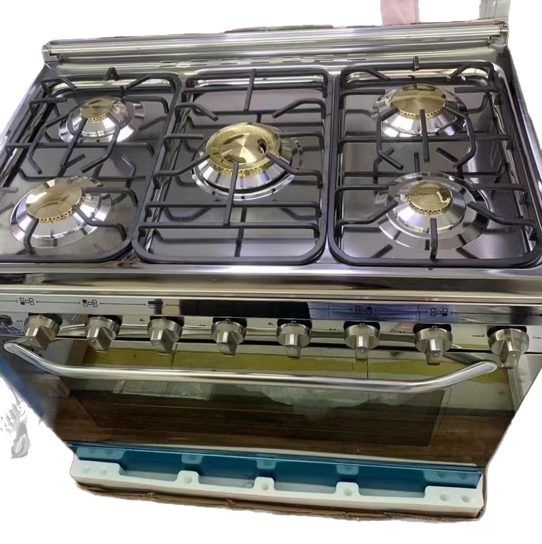 Horno de gas de 500 anchos, horno de gas de 2 gas, horno de gas, salida estándar europea vertical