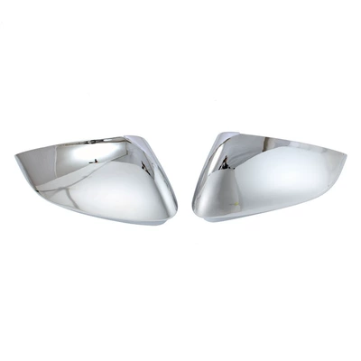 Suitable for 20-24 Volkswagen ID4 ID. 4 X rearview mirror guard rearview mirror shell carbon fiber pattern reversing mirror cover (Other Automotive Exterior Supplies) - electroplated-silver-non-porous