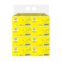 洁云抽纸雅致生活136抽三层塑包面巾纸餐巾纸--8包装