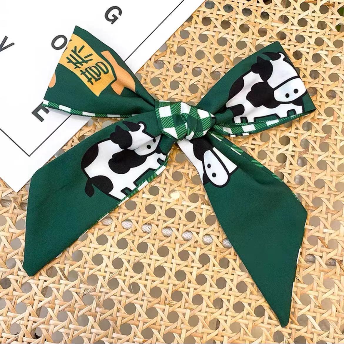 Serie verde-vaca blanca