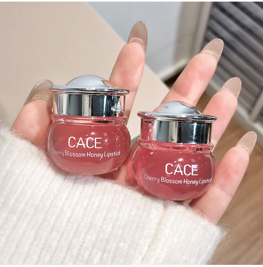 CACE Cherry Blossom Honey Lipstick Moisturizes and nourishes dry lips, repairs cracks, and makes lips rosy and plump. One-piece consignment wholesale undefined