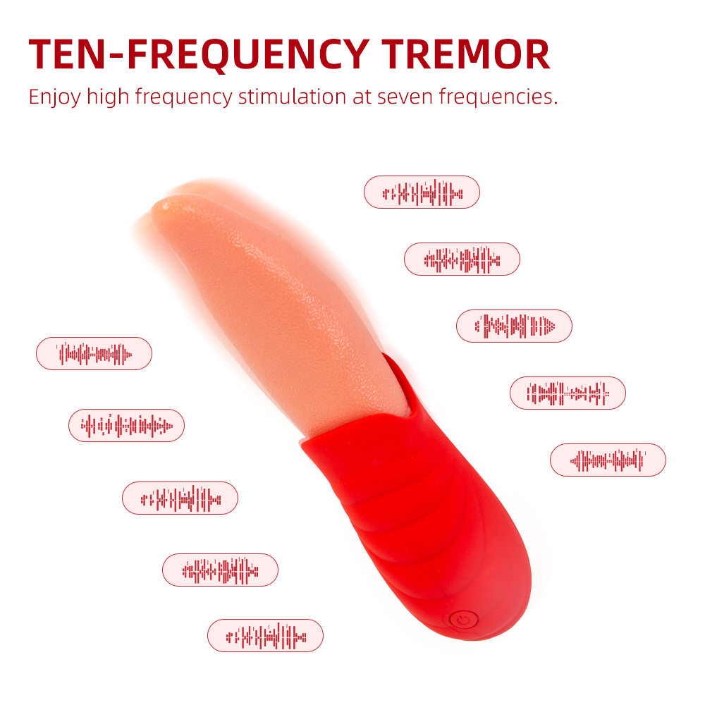 Nuovo shaker simulato per la masturbazione femminile, dispositivo divino per il clitoride che lecca la lingua, prodotti per adulti che si ricaricano, si riscaldano e si dondolano_voghion.com