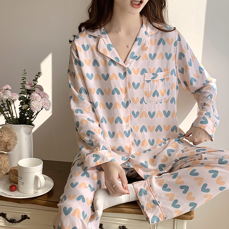 女性用夏の綿シルクパジャマ、長袖、薄手のホーム服、通気性、吸汗性、柔らかい綿シルク、大きいサイズのスーツ、ドロップシッピング|undefined