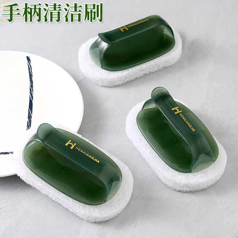 Household kitchen countertop cleaning brush bathroom with handle wall hood oil stain removal cleaning brush manufacturers