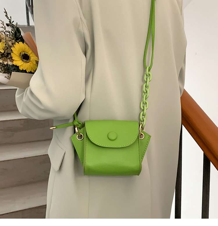 Mini Bolso Para Mujer Estilo Coreano Nuevo Bolso Cuadrado Pequeño De Cadena De Mensajero De Verano display picture 1