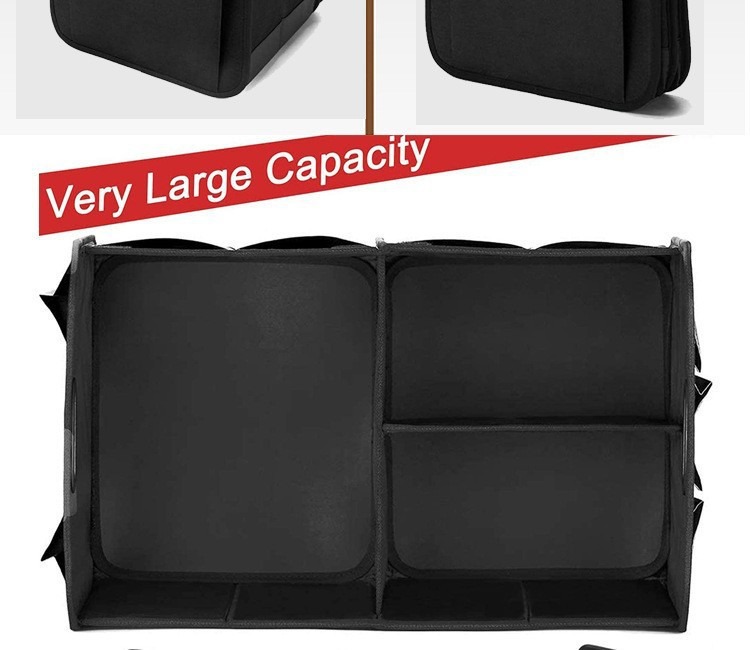 Cross-border outdoor car storage box Amazon car storage box car storage portable folding back box manufacturers