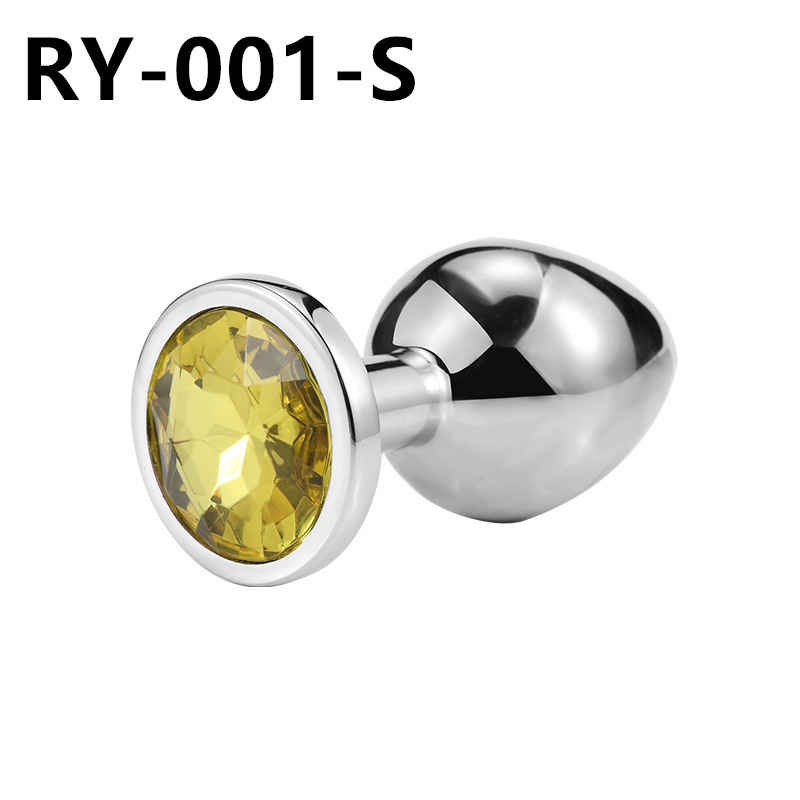 Volver corte metal anal plug adulto hombres y mujeres SM compartir masturbación clímax sexy anal plug adulto suministros pequeño mediano grande