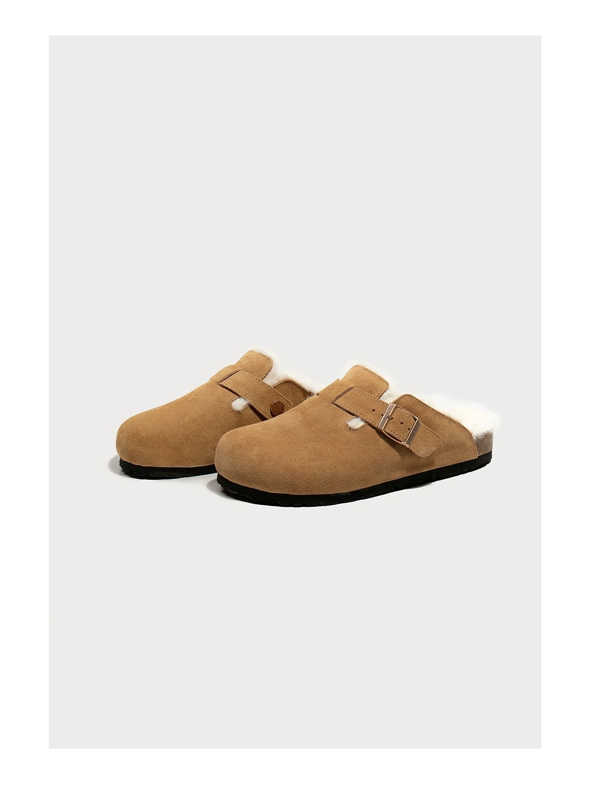 Scarpe da interni comode pantofole traspiranti da camera da letto a punta aperta in peluche da donna_voghion.com