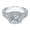 Platinum zirconium, ring with stone, wish, 18 carat, European style
