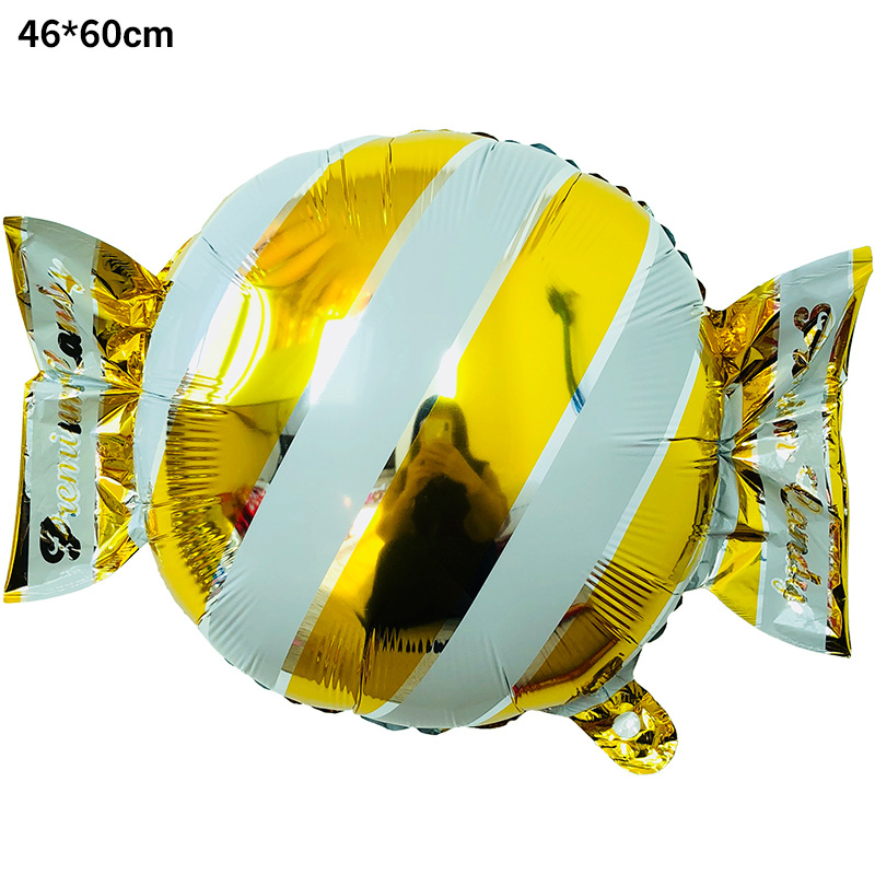 18 pulgadas dulces molino de viento globo de película de aluminio fiestas de cumpleaños de niños molino de viento diseño de globo al por mayor