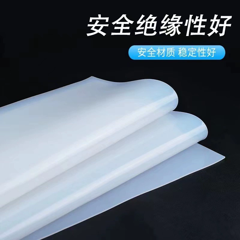White silicone pad from soft rubber, 10mm, wholesale