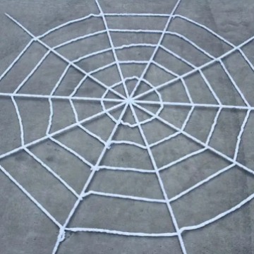 Transfronterizos Halloween redonda araña decoraciones accesorios de vestuario joyas de terror casa embrujada escenario diseño tema juvenil