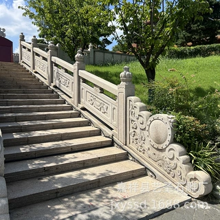 石雕栏板生产安装厂家  定做各种规格石桥栏杆  花岗岩大理石栏杆