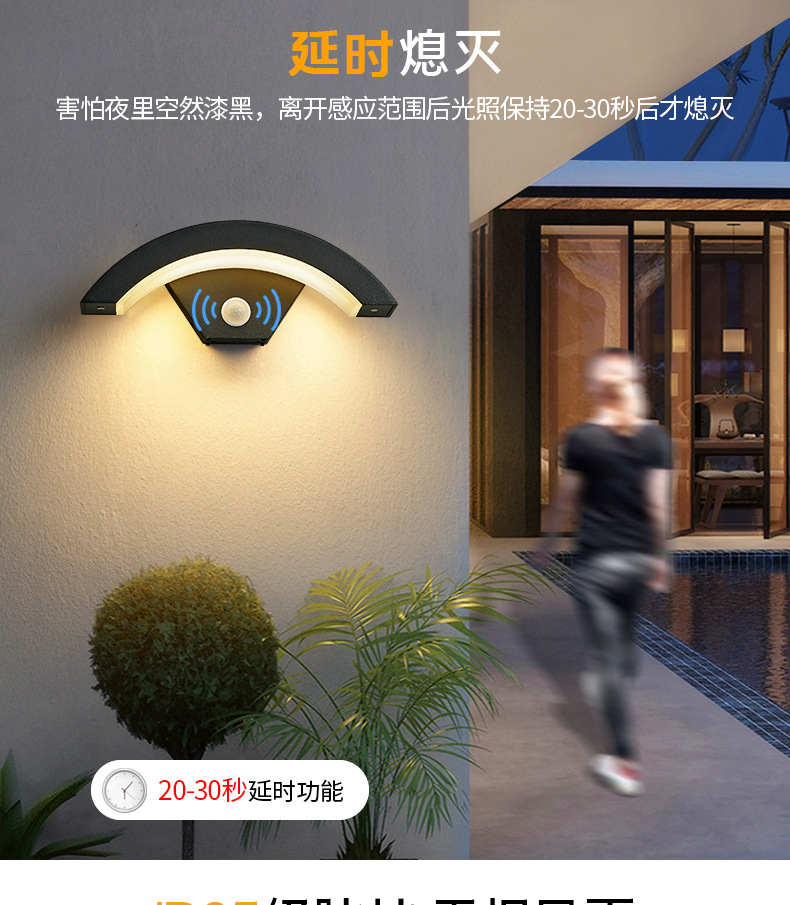 北欧复古防水户外壁灯