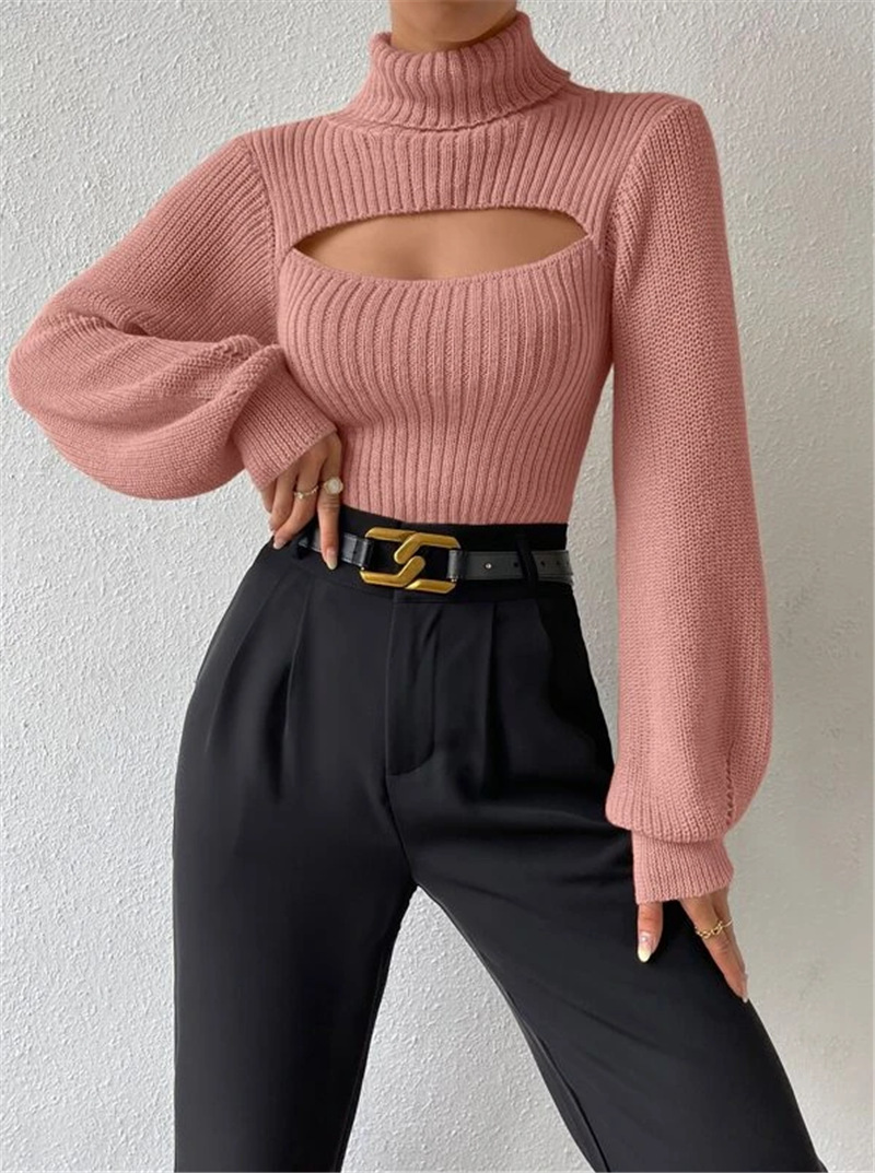 Women's Sweater Long Sleeve Sweaters & Cardigans Elegant Streetwear Solid Color display picture 25