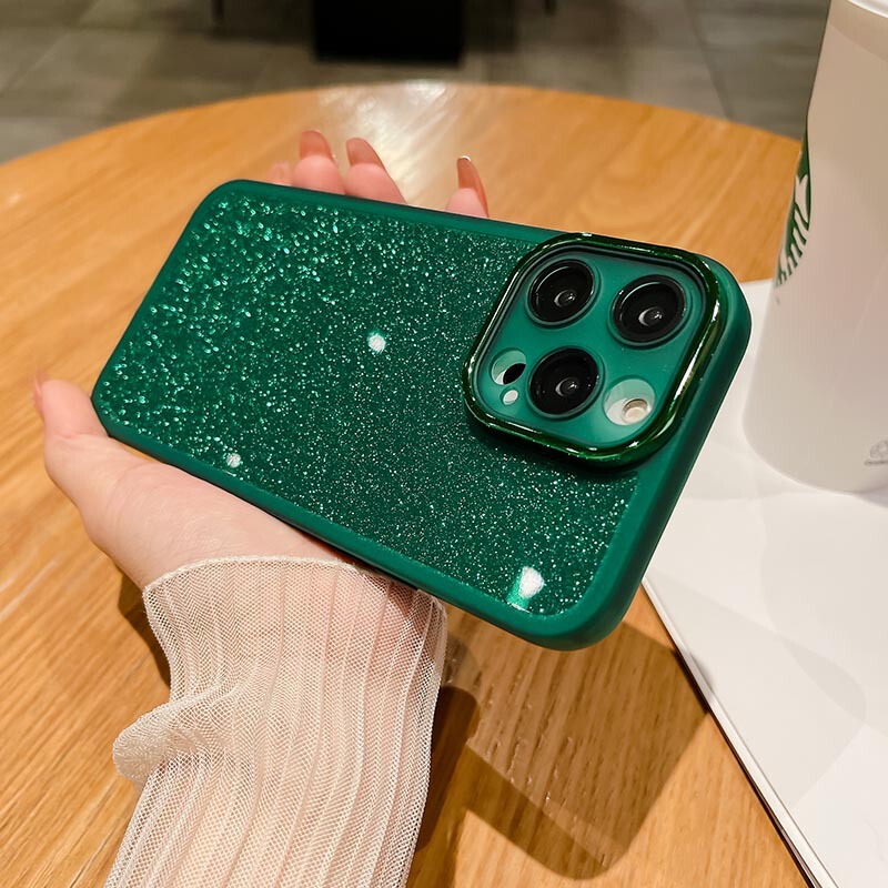 For Samsung S25 mobile phone case A34 two-color gradient glitter A20 lens film A52 electroplating frame anti-drop protective cover For Samsung S25 mobile phone case A34 two-color gradient glitter A20 lens film A52 electroplating frame anti-drop protective cover