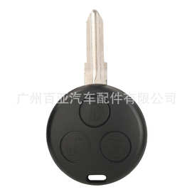 适用于3键奔驰斯玛特直板遥控汽车钥匙壳替换外壳