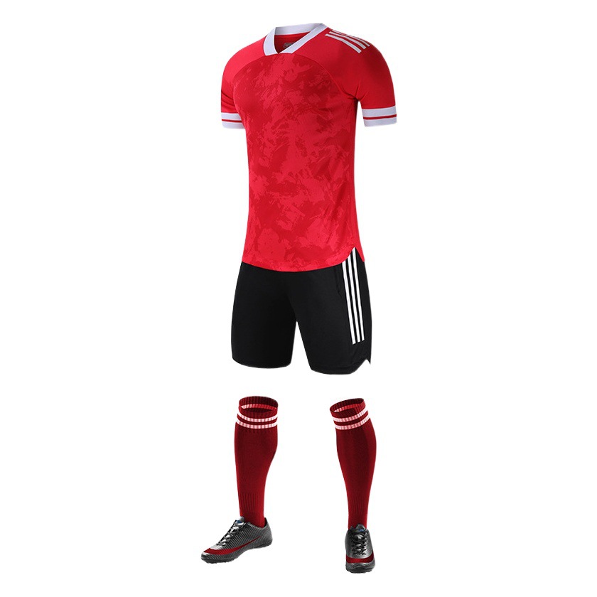 Conjunto de uniforme de fútbol, uniforme de equipo de entrenamiento de juegos de mesa ligero, personalización de uniforme de fútbol fino y transpirable del mismo estilo para adultos y niños