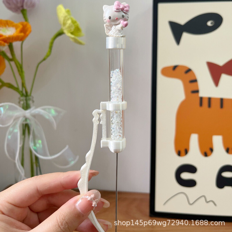 Pea Bead Doll Single Needle 1.2mm Bead Tool Set Complete DIY Materials Pea Bead Doll Single Needle 1.2mm Bead Tool Set Complete DIY Materials