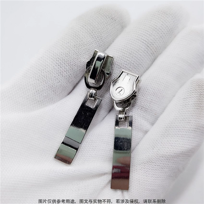 Фабрика прямых продаж на заказ обтекаемая молния головка лазерная голая молния голова сапоги с молнией головка логотипа глянцеобразный