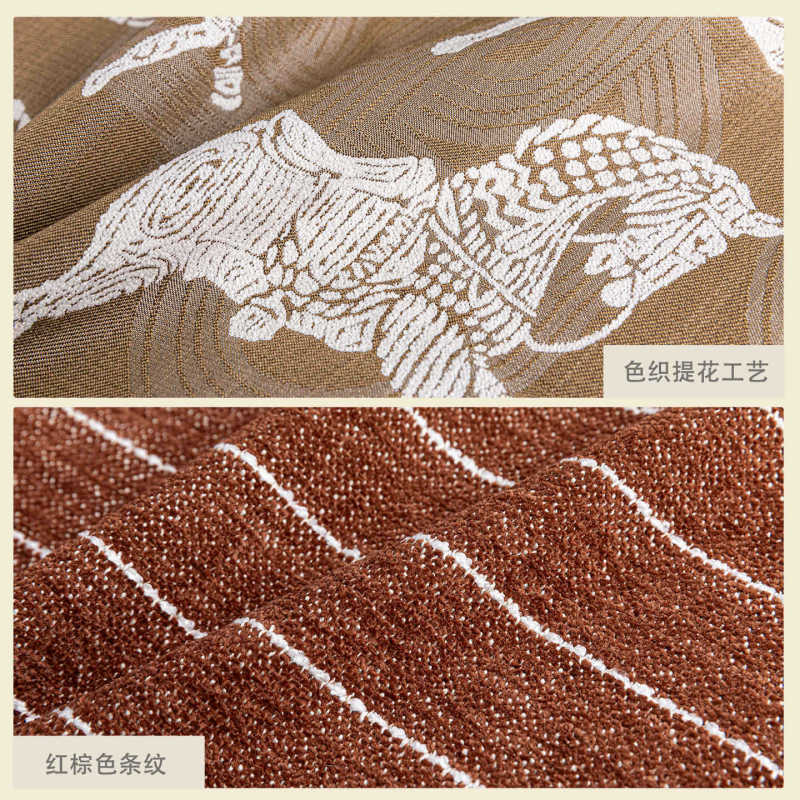 中古风美拉德色系抱枕靠垫客厅沙发靠背垫床头腰靠枕咖色红棕色|undefined