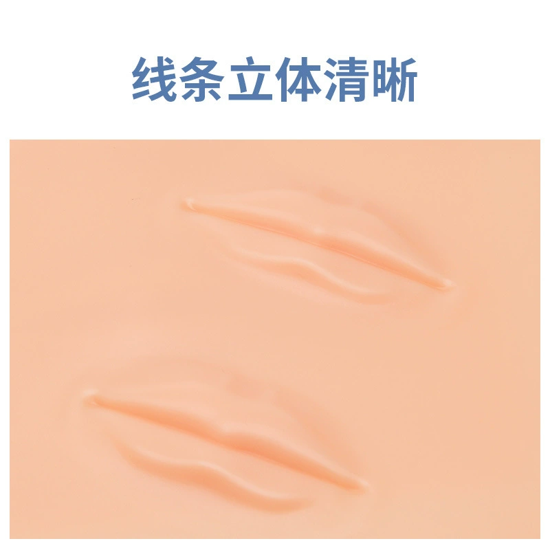 Silicone realistic skin for tattoo practice for beginners, improves lip shape