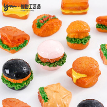 仿真小龙虾塔可帕尼尼汉堡食玩 diy装饰品盲袋挂配件微景观小摆件